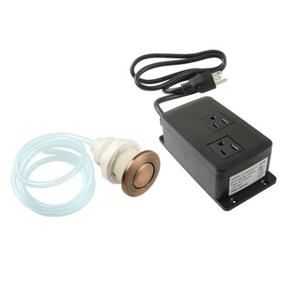 Kingston Brass Trimscape Dual Outlet Garbage Disposal Air Switch Kit