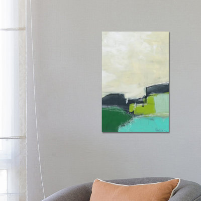 Landscape No. 99 by Jan Weiss - Wrapped Canvas Panoramic Painting