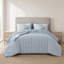 Ensemble de 7 pièces à motif floral grand format 7 pièces, beige / bleu-136228994-136228990