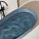 67'' X 31.5'' Freestanding Soaking Solid Surface Bathtub With Pop-Up Drain And Overflow,Body Cement Color+ Outer Dot