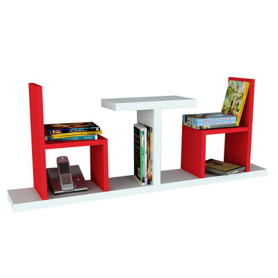 Tablette décorative 5 pièces avec tablettes réglables Tattnall