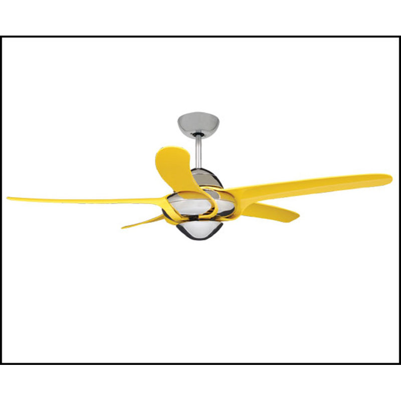 Sebeka 54'' Ceiling Fan, Yellow 