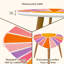 Ensemble de 2 tables basses gigognes Triangle Sunburst