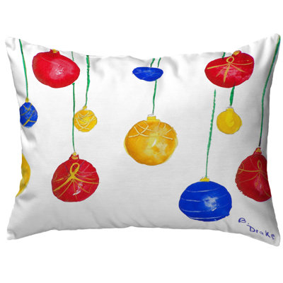 Outdoor Reversible Throw Pillow