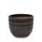 Handmade Dark Coffee Ceramic Planter Set Of 4 (6.5" To 14.17" Length), Indoor/Outdoor Flower Pot For Succulents, Herbs By Window, Couchside - Breathable Clay With Drainage-492848766