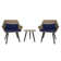 Chemung 2 - Person Patio Conversation Sets with Cushions