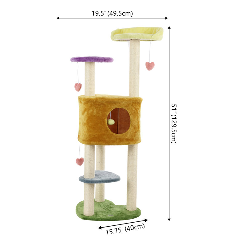 Emidio 51'' H Cat Tree