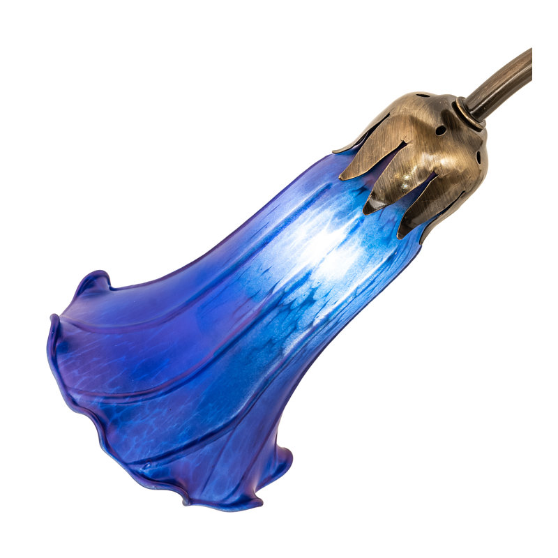 Frentz Arched Table Lamp, Blue