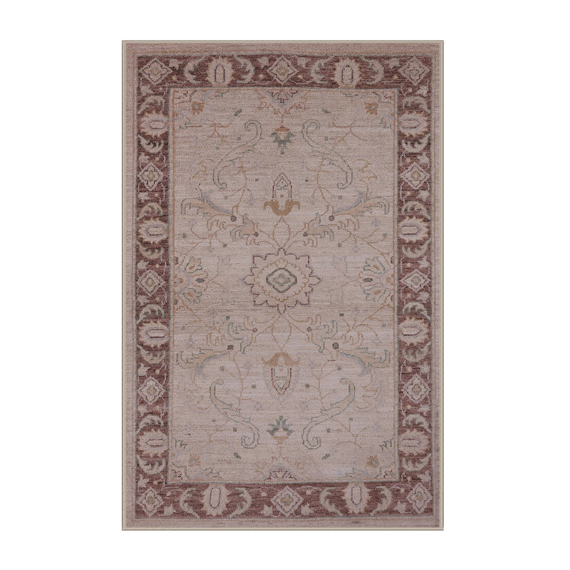 Tapis oriental beige Pimm, Rectangle 3 pi x 5 pi