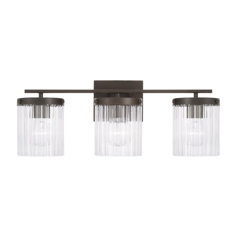 Vaughn 3 - Light Dimmable Vanity Light, Oil Rubbed Bronze
