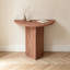 Console simple en marbre rouge
