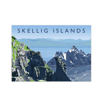 Skellig Islands by Richard O'Neill - Print