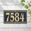 Dresden 1-Line Wall Address Plaque