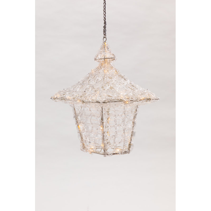 33cm Battery Powered Integrated LED Empire Lantern