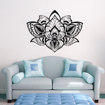 Décalcomanie murale fleur lotus Natazhat