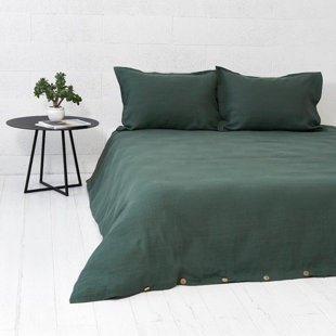 Solid Colour Duvet Cover Set with Pillowcases