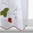 Rydel Floral Tailored 56'' W Cafe Curtain in Red-1067190435