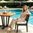 Eastlake 41.6'' Square HDPE Patio Dining Set, 5-Piece Outdoor Furniture with Armchairs & Aluminum Legs