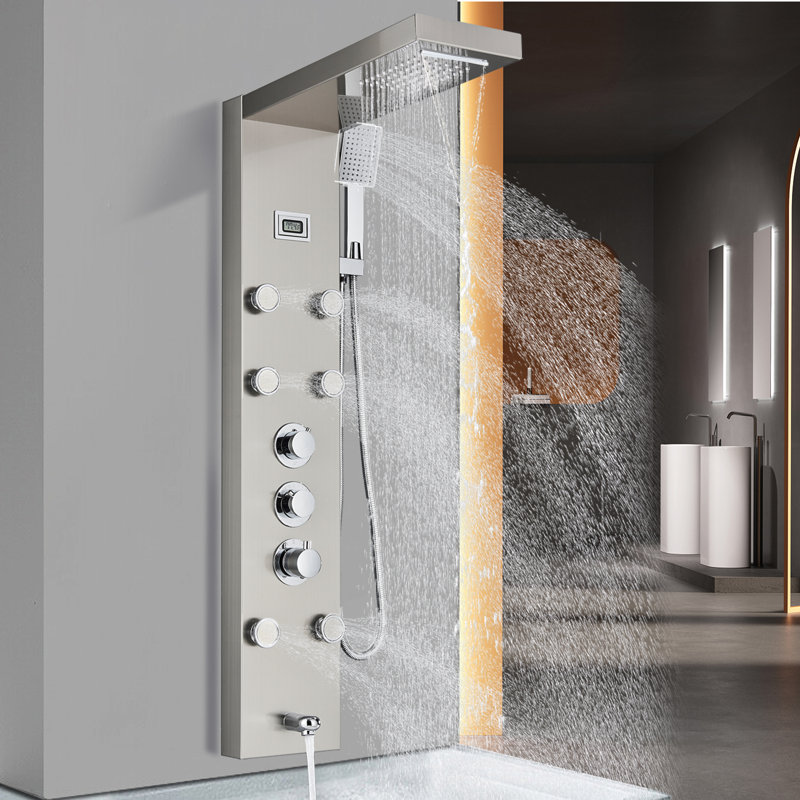 48'' Shower Panel with Fixed Shower Head