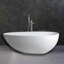 Baignoire de trempage autoportante à surface solide 67 po. X 34 po.