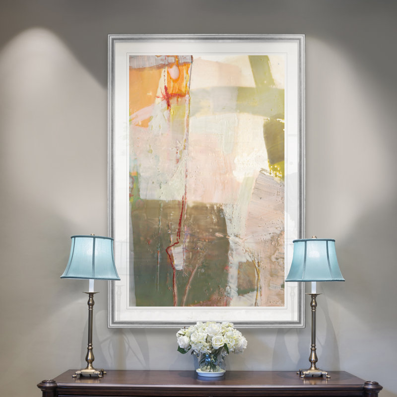 « ferly i », toile tendue imprimée, H 22,5 po x l 30,5 po x P 1,5 po, Argent