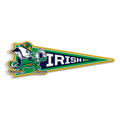 NCAA Notre Dame Fighting Irish Pennant Sign