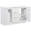Vanities(Must include both Vanity Cabinet and Sink), 47.8 Inch White MDF Modern Bathroom