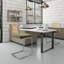 Tabouret de bar / tabouret de bar en acier inoxydable avec dossier en rotin - ensemble de 2-35622324