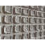 30 x 45 pouces, art mural abstrait texturé en 3D texturé à la main à la main, peinture sur toile mosaïque carrée en acrylique beige empâtement épais neutre, décoration murale minimaliste encadrée et tendue