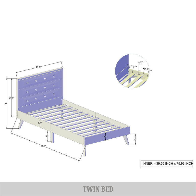 Tashanique Kids Platform, Light Oak