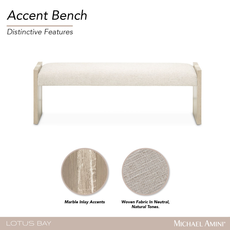 Lotus Bay Bench - Sand