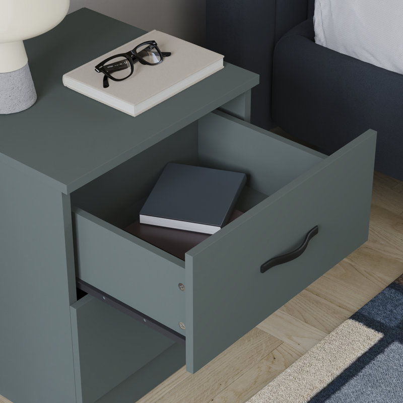 40cm W Manufactured Wood Bedside Table