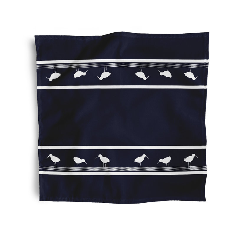 Chauntay Polyester Nautical & Coastal Napkins, Navy