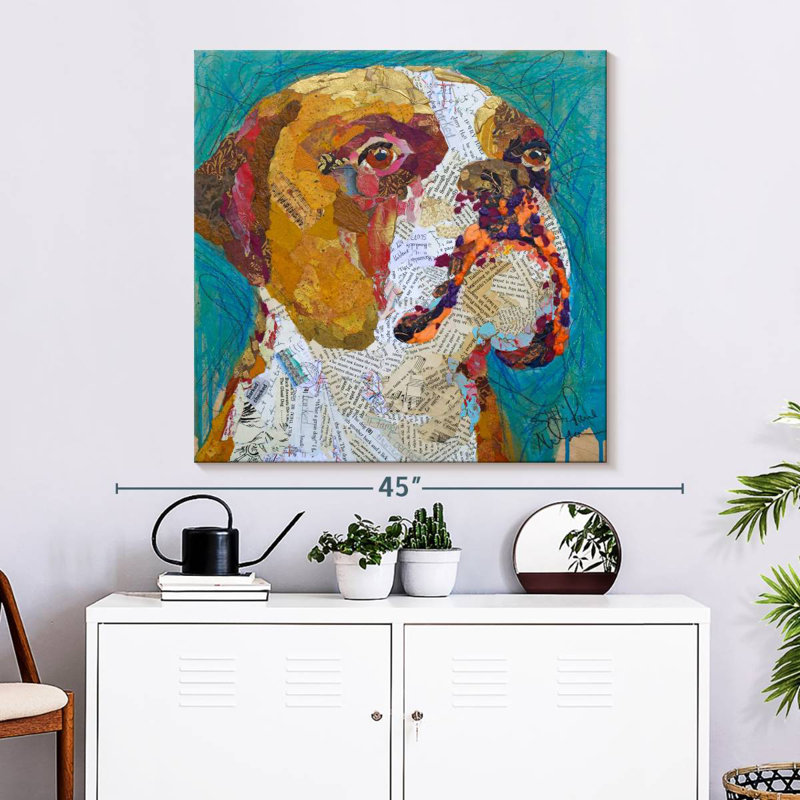 Brampt Beach Boxer, 33" H x 33" W