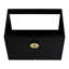 Armoire de salle de bain murale 28 po, style moderne châtaignier noir avec lavabo et meuble-lavabo de rangement-1444019038-1444019033