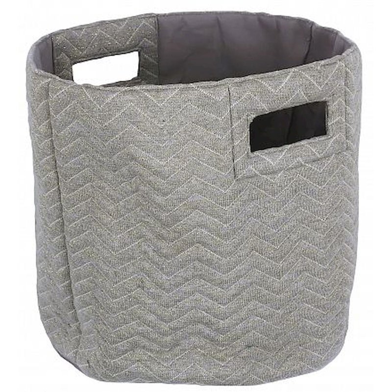 Panier en tissu Zig Zag