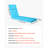 Set Of 2 Outdoor Chaise Lounge Chair Cushions