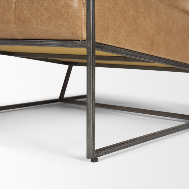 Fauteuil Rayniya, Brun / Gris