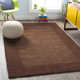 Dolma Handmade Wool Chocolate Area Rug