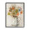 «Fall Florals Country Jug» encadré sur bois par Carol Robinson, reproduction