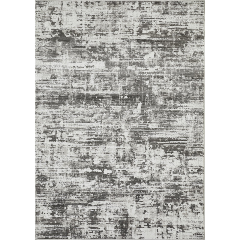 Siante Abstract Indoor Rug, Rectangle 4' x 6'
