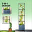 Plant Cage,Raised Garden Bed,Mobile Trellis Plant Bed-1448690346