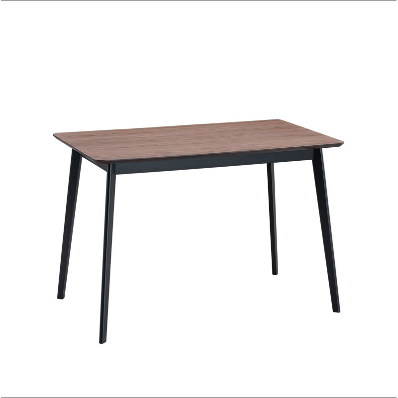 Rebi Walnut & Black Finish Dining Table