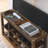 Adjustable Height Long Bench, Rubberwood Frame, Comfortable Pu Leather And Sponge Seat, Concealed Storage Design, Three Layers Of Ventilation Storage, Solid Wooden Legs, 22" Product Height, 33.7Kgs-1954101567