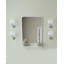 Boogie Rectangle Brass Beveled Wall Mirror-59369780
