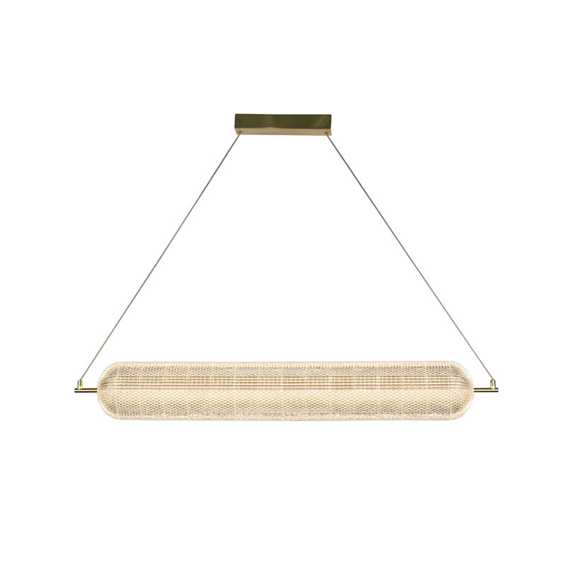 Ayin 1 - Light Satin Brass LED Pendant