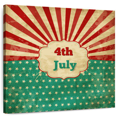 Lelend le 4 juillet, affiche rétro