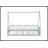 Twin Tent-Shaped Teepee Bed With Guardrails And Slats, Grey, Ideal For Cozy And Safe Sleeping