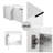 Large Space Bathroom Vanity Sink Set-499315745