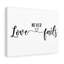 Love Never Fails - Wrapped Canvas Print-1395897391